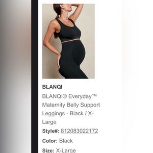 Blanqi Maternity Leggings